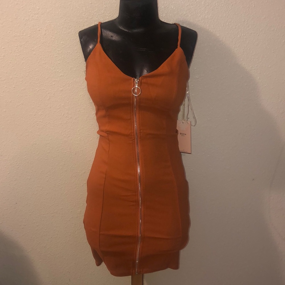 Bodycon zipup dress